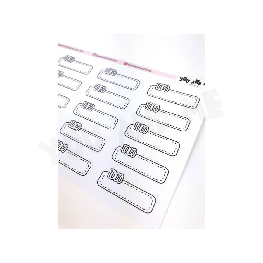 To do Stickers | Planner Stickers | Letter Stickers | Weekly Sticker | Script Sticker | Erin Condren | Happy Planner | Bullet Journal |LS18a