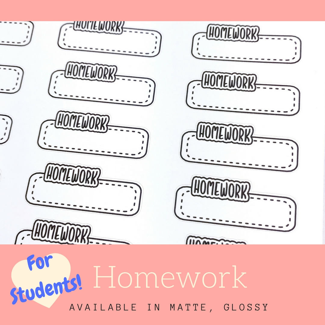 Student Sticker | Erin Condren | Planner Stickers | LS43a