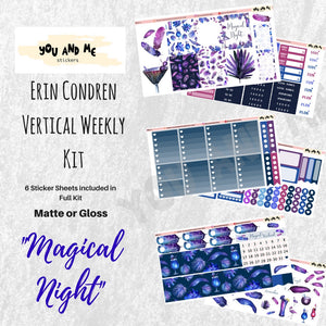 Weekly Stickers | Weekly Kit Stickers | Vertical Kit | Vertical Weekly Kit | Planner Stickers | Erin Condren Planner | Happy Planner | WK12