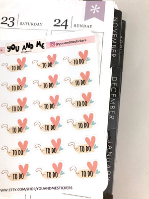 To do Stickers | Planner Stickers | Erin Condren | CS13