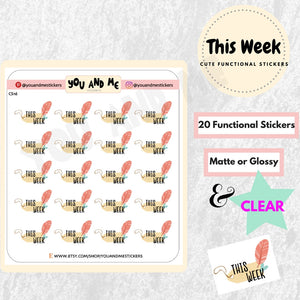 Planner Stickers | Erin Condren | Happy Planner | CS16