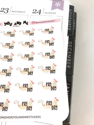 Pay Day | Planner Stickers | Erin Condren | CS14