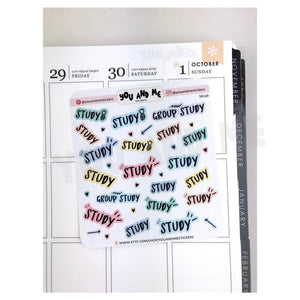 Student Stickers | Erin Condren | Happy Planner | Bullet Journal | SK12b