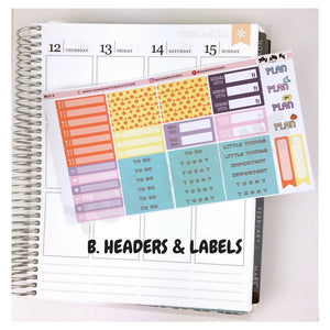 Weekly Kit | Halloween Stickers | Erin Condren | Happy Planner | WK15