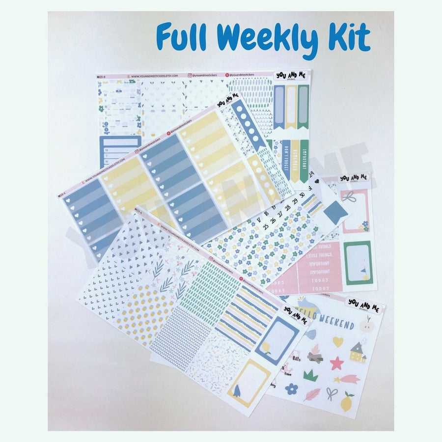 Weekly Kit | Erin Condren | Planner Stickers | WK23