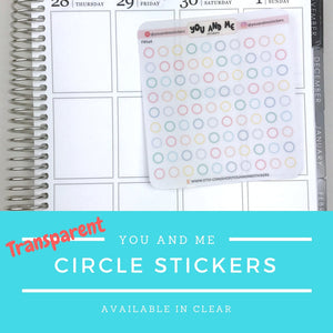 Transparent Stickers | Clear Stickers | Planner Sticker | Erin Condren | FBS46