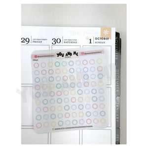 Transparent Stickers | Clear Stickers | Planner Sticker | Erin Condren | FBS46