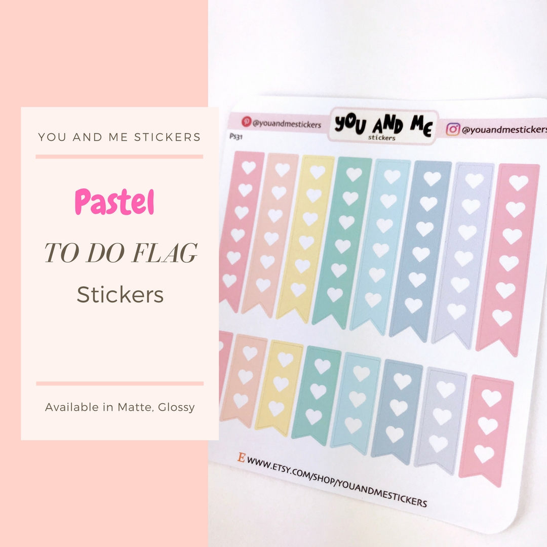 Pastel Stickers | Planner Stickers | To do Stickers | Checkout Stickers | Functional Stickers | ECLP | Erin Condren | Happy Planner | PS35