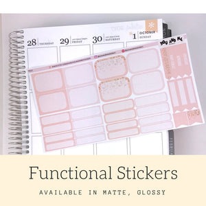 Pastel Stickers | Planner Stickers | Functional Stickers | Pastel | Weekly Stickers | Vertical | ECLP | Erin Condren | Happy Planner | PS12