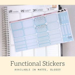 Pastel Stickers | Planner Stickers | Functional Stickers | Pastel | Weekly Stickers | Vertical | ECLP | Erin Condren | Happy Planner | PS15