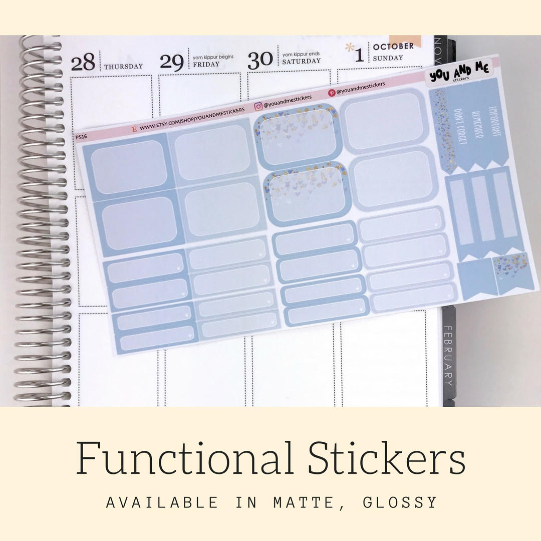 Pastel Stickers | Planner Stickers | Functional Stickers | Pastel | Weekly Stickers | Vertical | ECLP | Erin Condren | Happy Planner | PS16