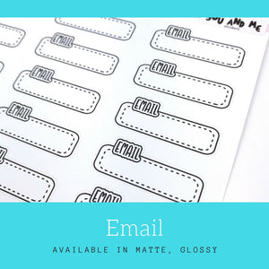 Email Stickers | Planner Stickers | Erin Condren | LS21a