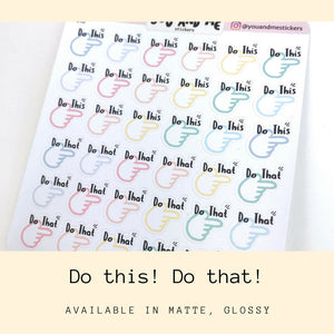 Planner Stickers | Erin Condren | Happy Planner | Bullet Journal | IF10