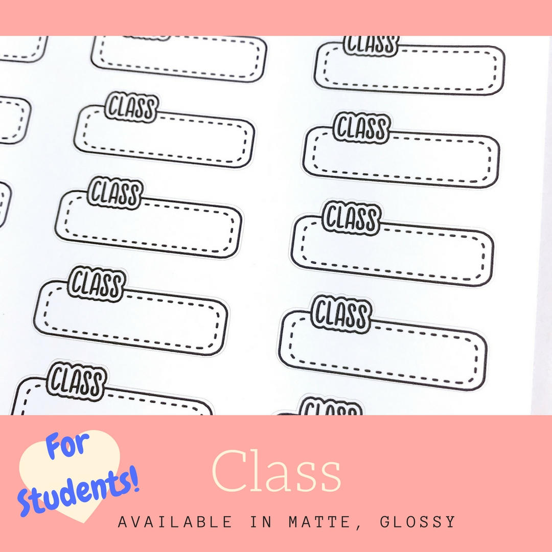 Student Sticker | Erin Condren | Planner Stickers | LS39a