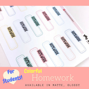 Student Sticker | Erin Condren | Planner Stickers| LS43b