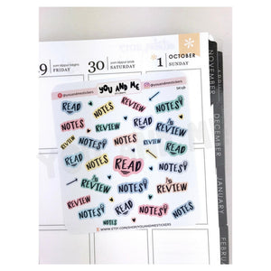 Student Stickers | Erin Condren | Planner Stickers | SK13b