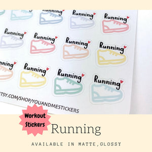 Running Sticker | Fitness Sticker | IFS40