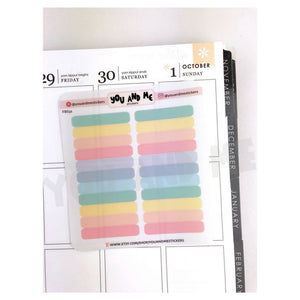 Transparent Stickers | Functional Stickers | Planner Stickers | Erin Condren | FBS42