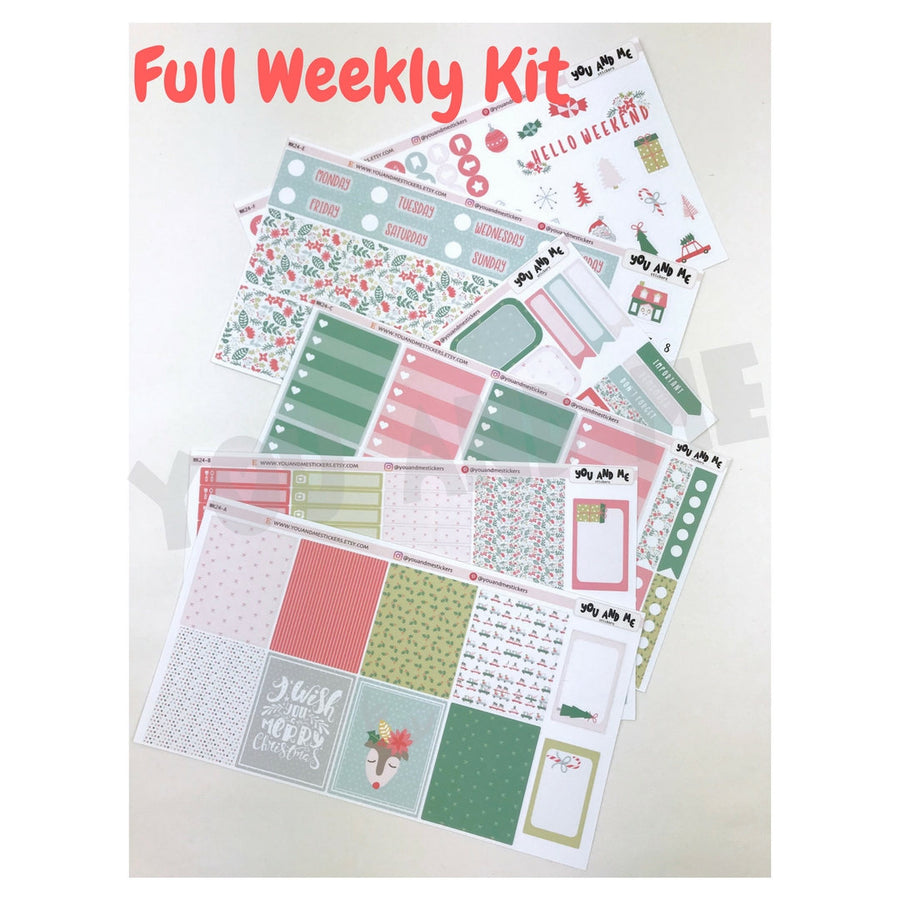 Weekly Kit | Winter Weekly Kit | Erin Condren | Planner Planner | WK24