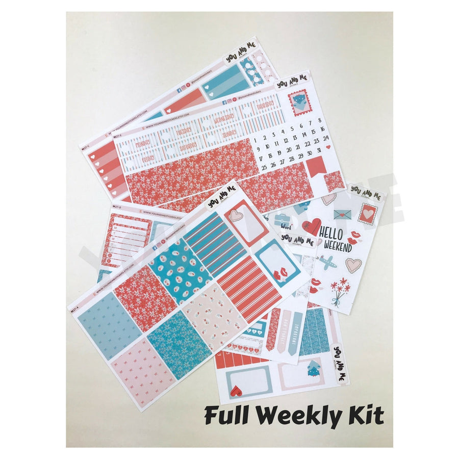 Valentine's Day | Weekly Kit | Erin Condren | WK27