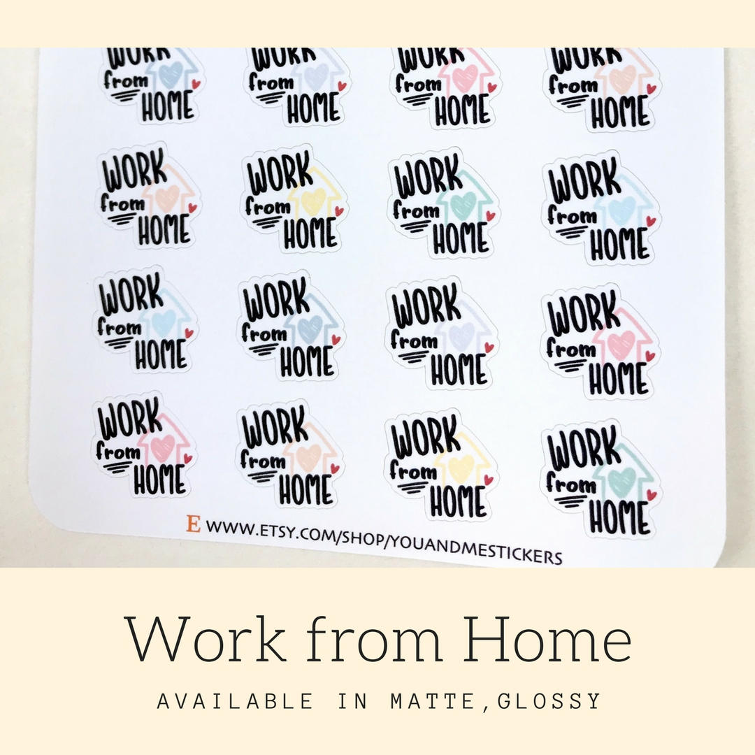 Work Sticker | Planner Sticker | Home Sticker | Reminder Sticker | Weekly Sticker | Work Schedule | Erin Condren | Happy Planner | IFS49