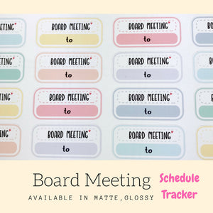Meeting Stickers | Planner Sticker | Erin Condren | FBS67