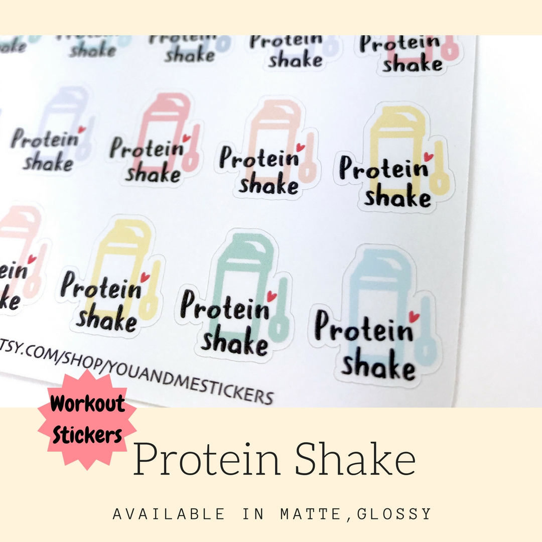 Protein Shake | Fitness Sticker | IFS41