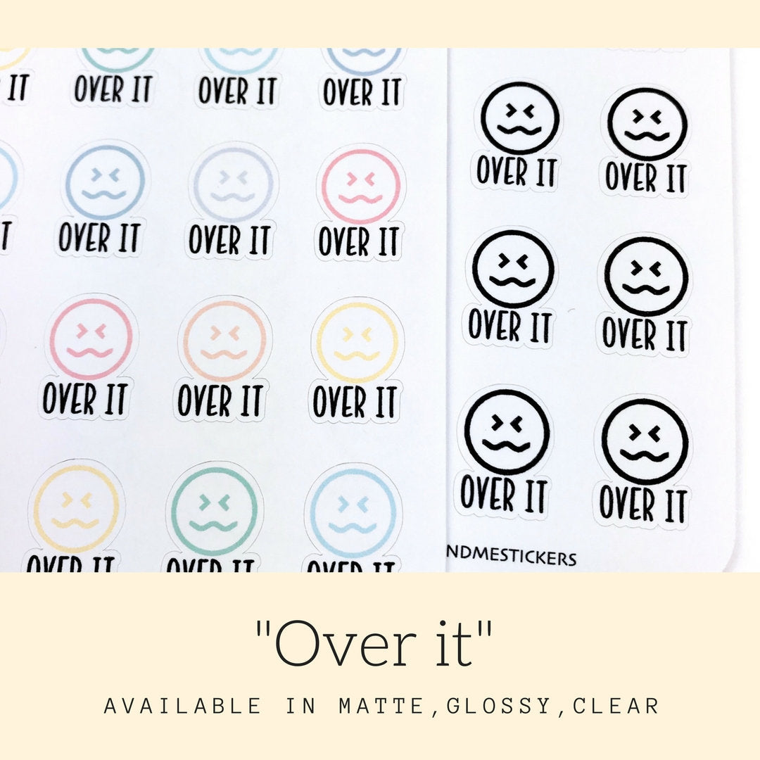 Emoticon Stickers | Kawaii Stickers | Pastel Stickers | Planner Stickers | Cute Stickers | Erin Condren | Happy Planner | IFS76