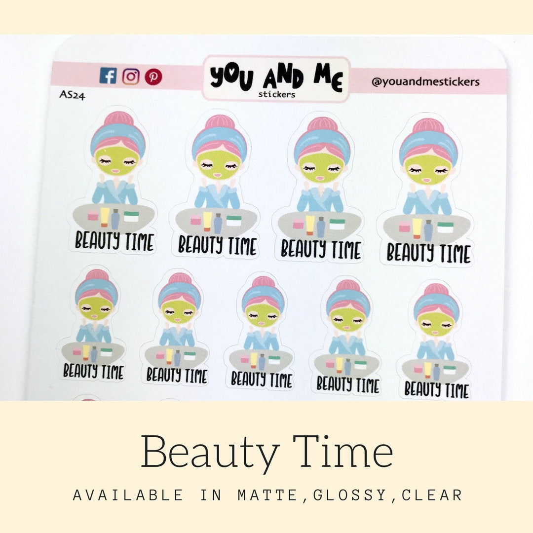 Beauty Stickers | Character Stickers | Katie | Erin Condren | AS24