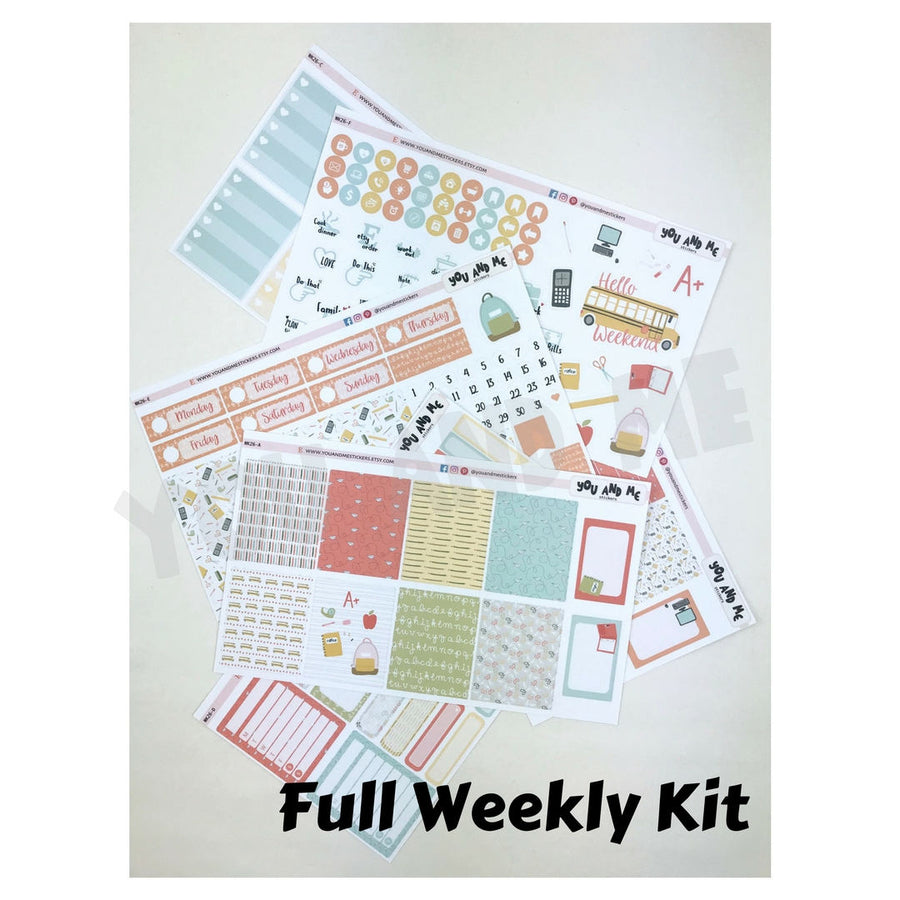 Weekly Kit | Erin Condren | Planner Stickers | WK26