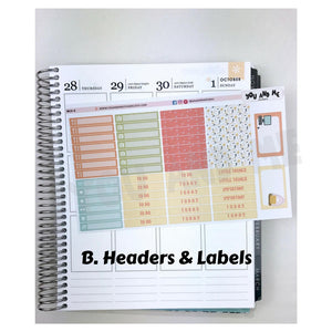 Weekly Kit | Erin Condren | Planner Stickers | WK26