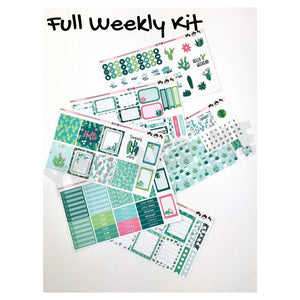 Weekly Kit | Summer Sticker | Erin Condren | Planner Planner | WK35