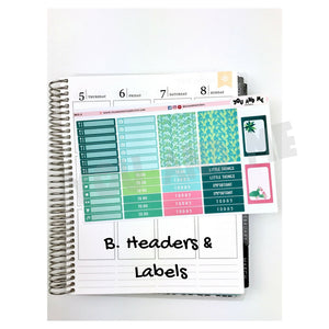 Weekly Kit | Summer Sticker | Erin Condren | Planner Planner | WK35