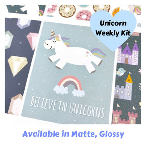 Weekly Kit | Unicorn Sticker | Erin Condren | WK28