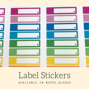 Label Stickers | Planner stickers | Heart Stickers | Appointment Stickers | Blank Labels | Erin Condren Planner | Happy Planner | BS10