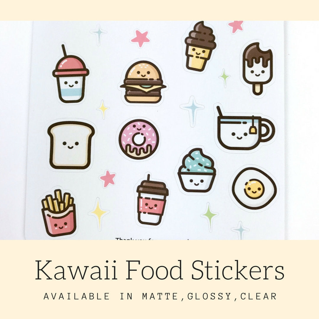Planner Stickers | Kawaii Desserts
