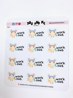 Character Stickers | Planner Stickers | Erin Condren | Happy Planner | AS31