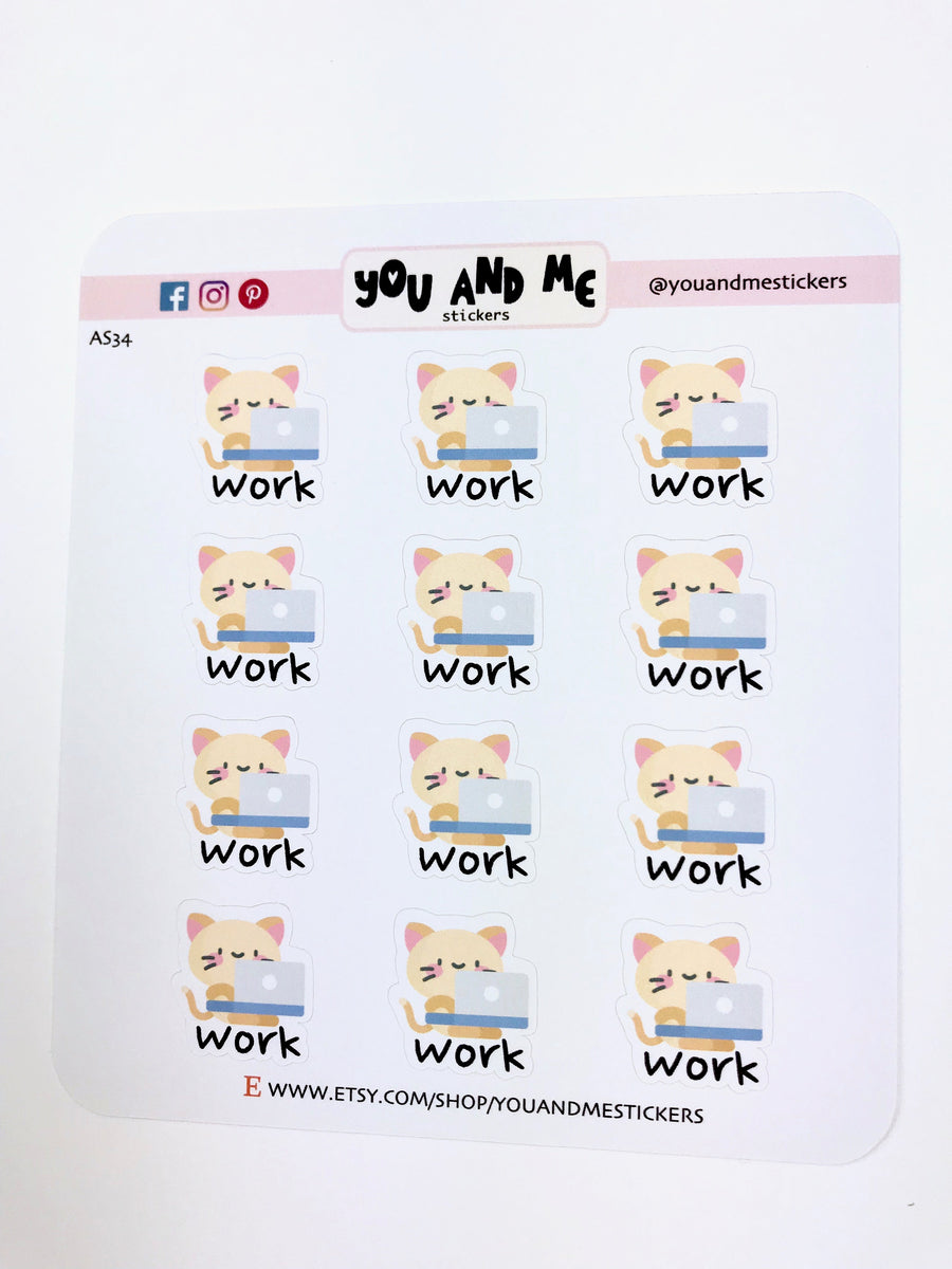 Character Stickers | Planner Stickers | Erin Condren | Happy Planner | AS34