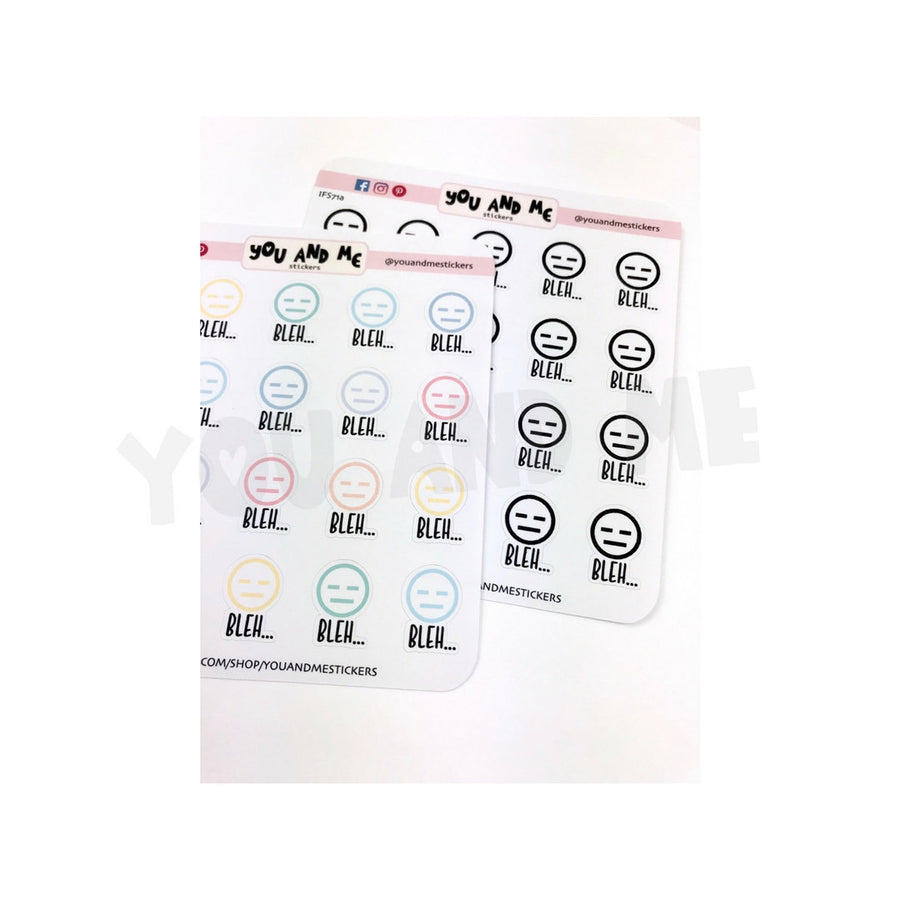 Emoticon Stickers | Planner Stickers | Erin Condren | IFS71