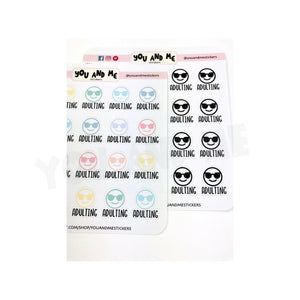 Emoticon Stickers | Kawaii Stickers | Pastel Stickers | Planner Stickers | Cute Stickers | Erin Condren | Happy Planner | IFS69