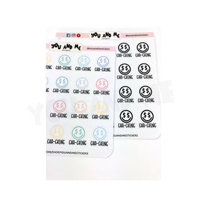 Emoticon Stickers | Kawaii Stickers | Pastel Stickers | Planner Stickers | Cute Stickers | Erin Condren | Happy Planner | IFS70