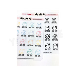 Emoticon Stickers | Kawaii Stickers | Pastel Stickers | Planner Stickers | Cute Stickers | Erin Condren | Happy Planner | IFS72