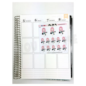 Character Stickers | Planner Stickers | Erin Condren | Happy Planner | AS20