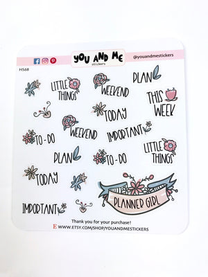 Planner Sticker | Erin Condren | CS68