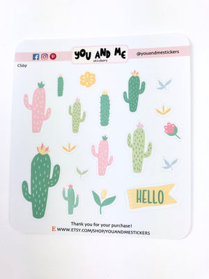 Planner Sticker | Cactus Sticker | Deco Sticker | Erin Condren | CS69