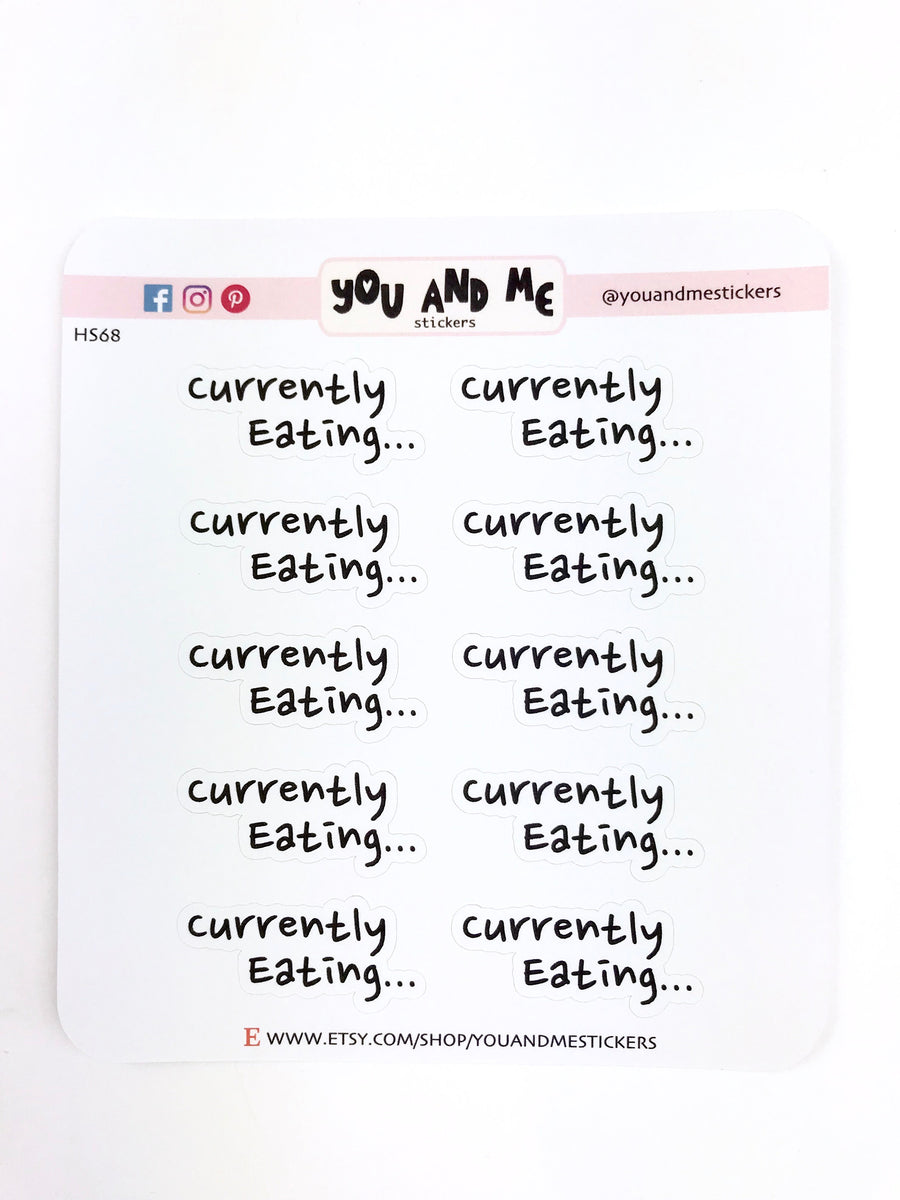 Script Stickers | Planner Stickers |  Erin Condren | HS68