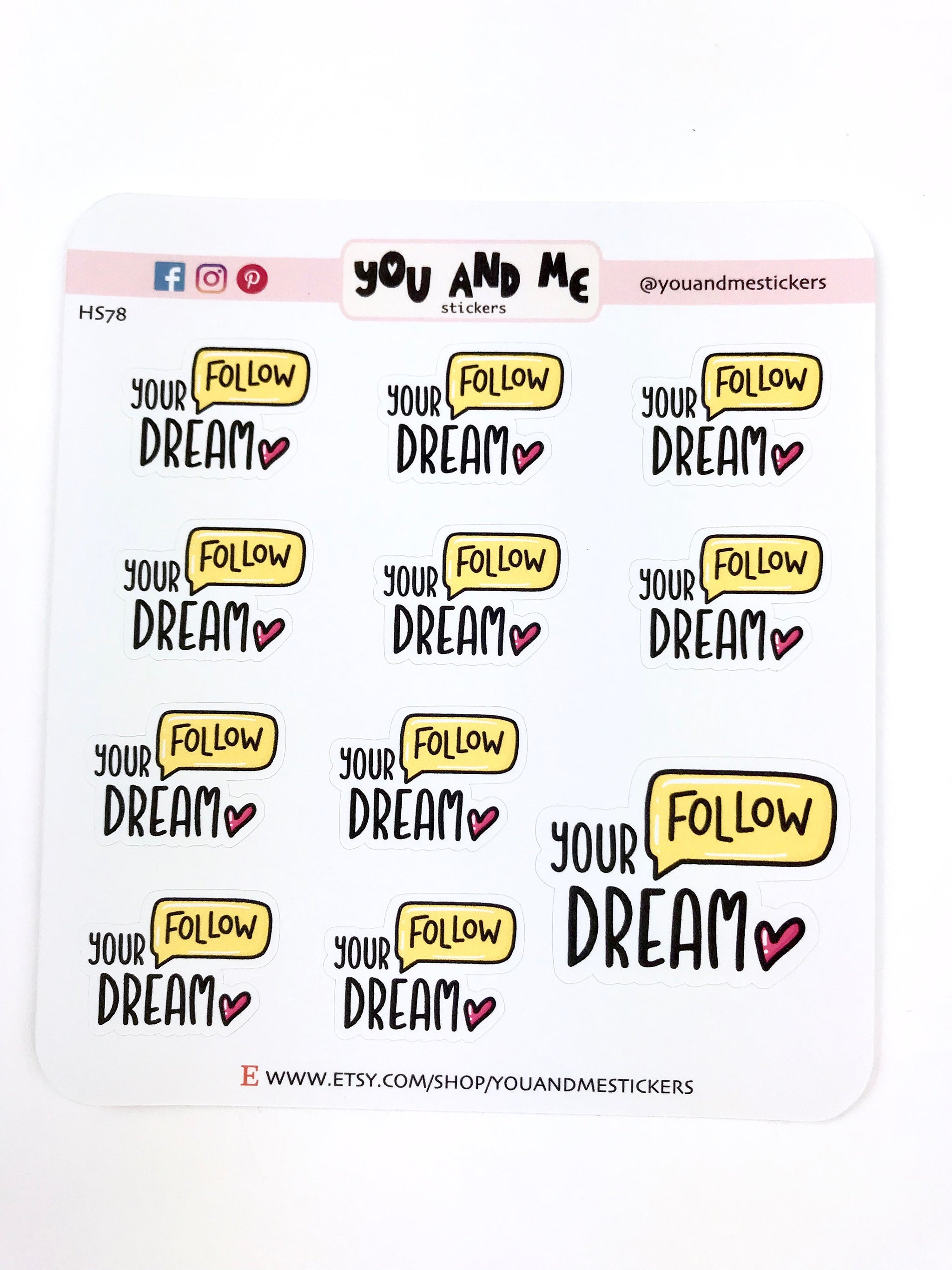 Phrase Stickers, Planner Stickers, Erin Condren