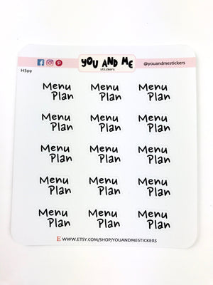 Script Stickers | Planner Stickers | Erin Condren | Happy Planner | HS99