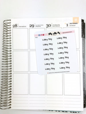 Script Stickers | Planner Stickers | Erin Condren | HS96